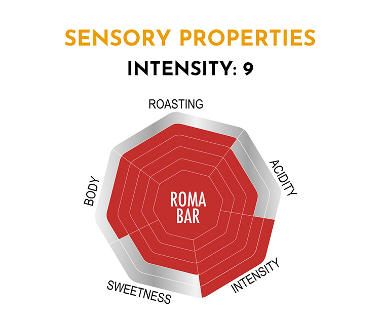 Bialetti Koffie Roma Sensory Properties
